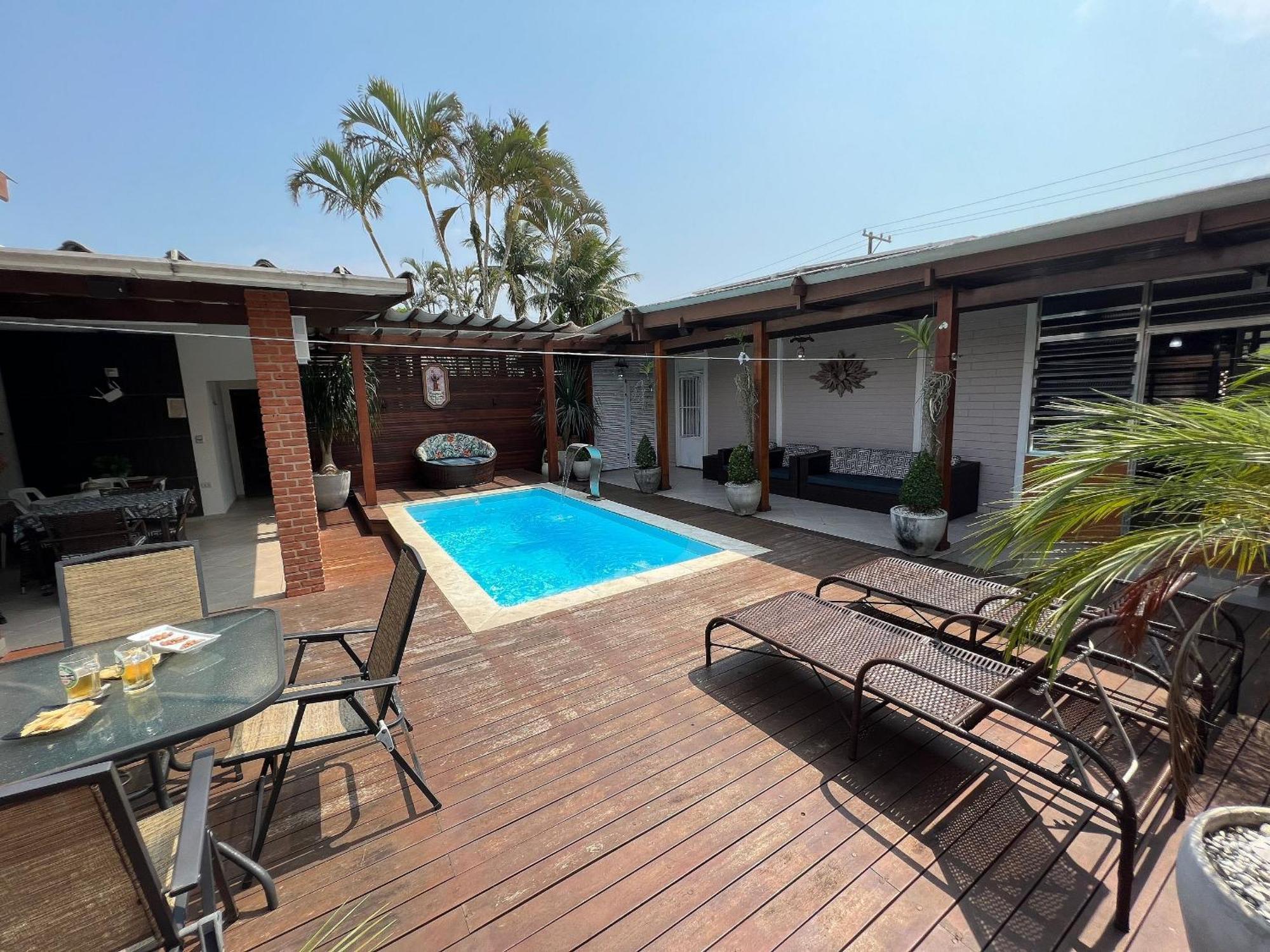 Casa Agradavel Com Piscina, A Poucos Passos Da Praia Peruíbe Exterior foto